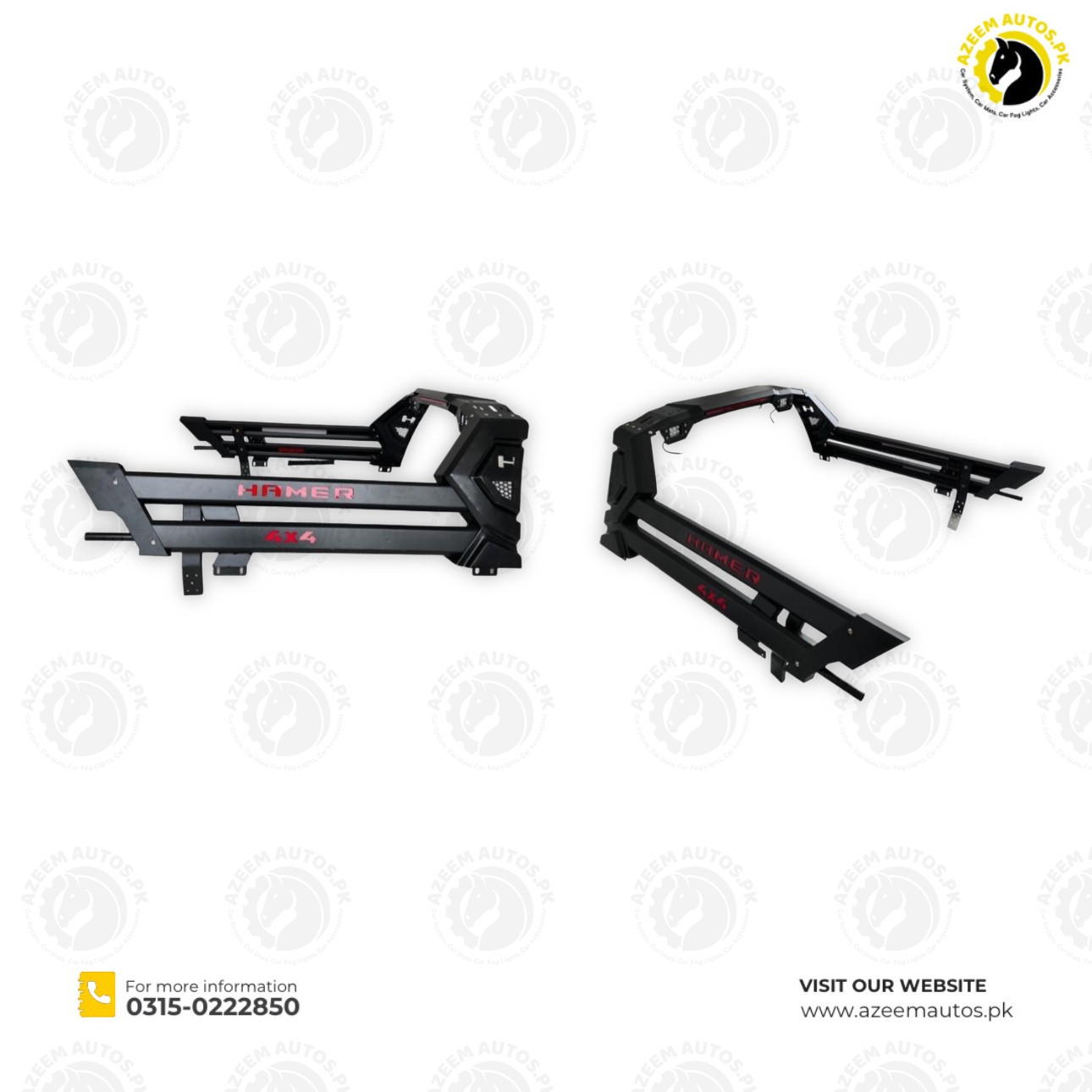 HAMER MAXLINER AERO LONG  STYLE ROLL BAR FOR TOYOTA HILUX REVO/ROCCO/VIGO