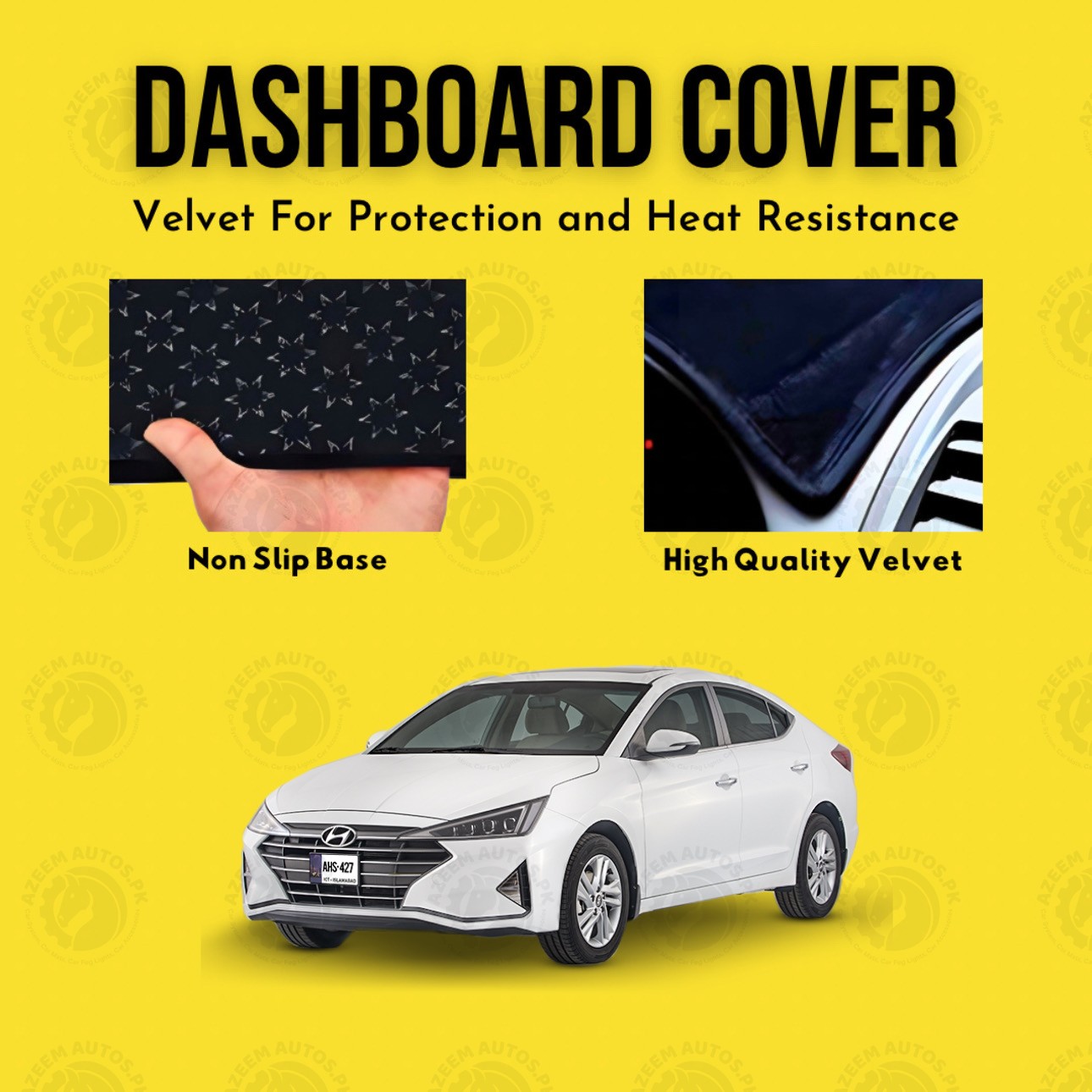 Hyundai Elantra 2021-22 Velvet Dashboard Mat
