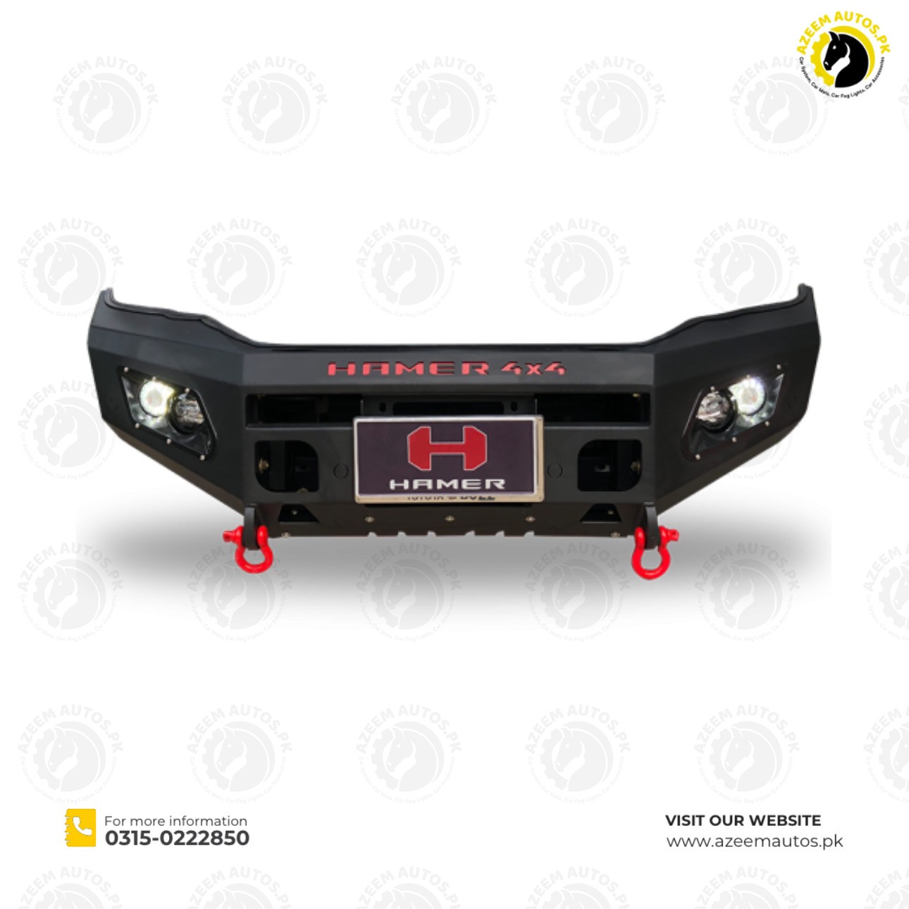 M-SERIES BULL BAR ( DOUBLE LIGHTS ) FOR TOYOTA HILUX REVO/ROCCO/VIGO