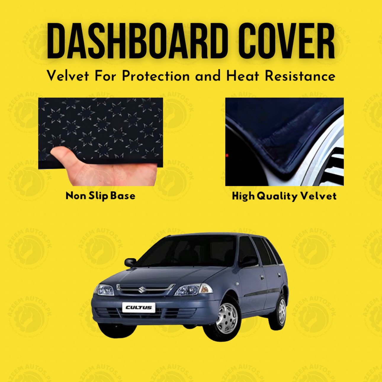 Suzuki Cultus 2000-15 Velvet Dashboard Mat