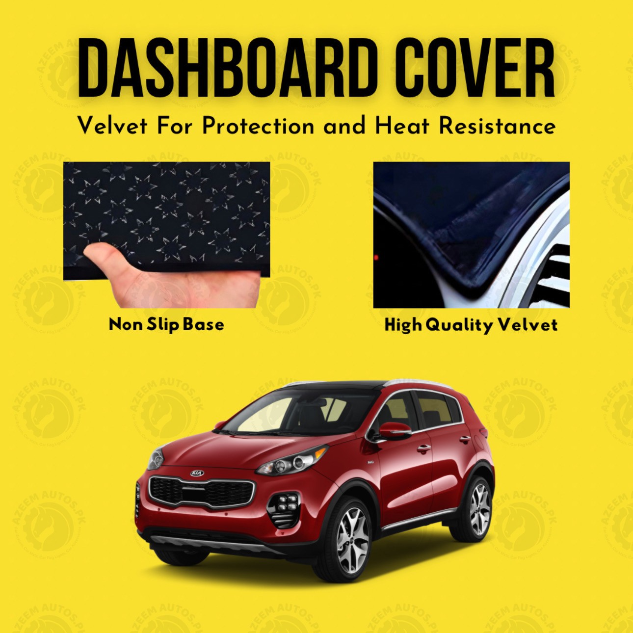 Kia Sportage 2019-2021 Velvet Dashboard Mat