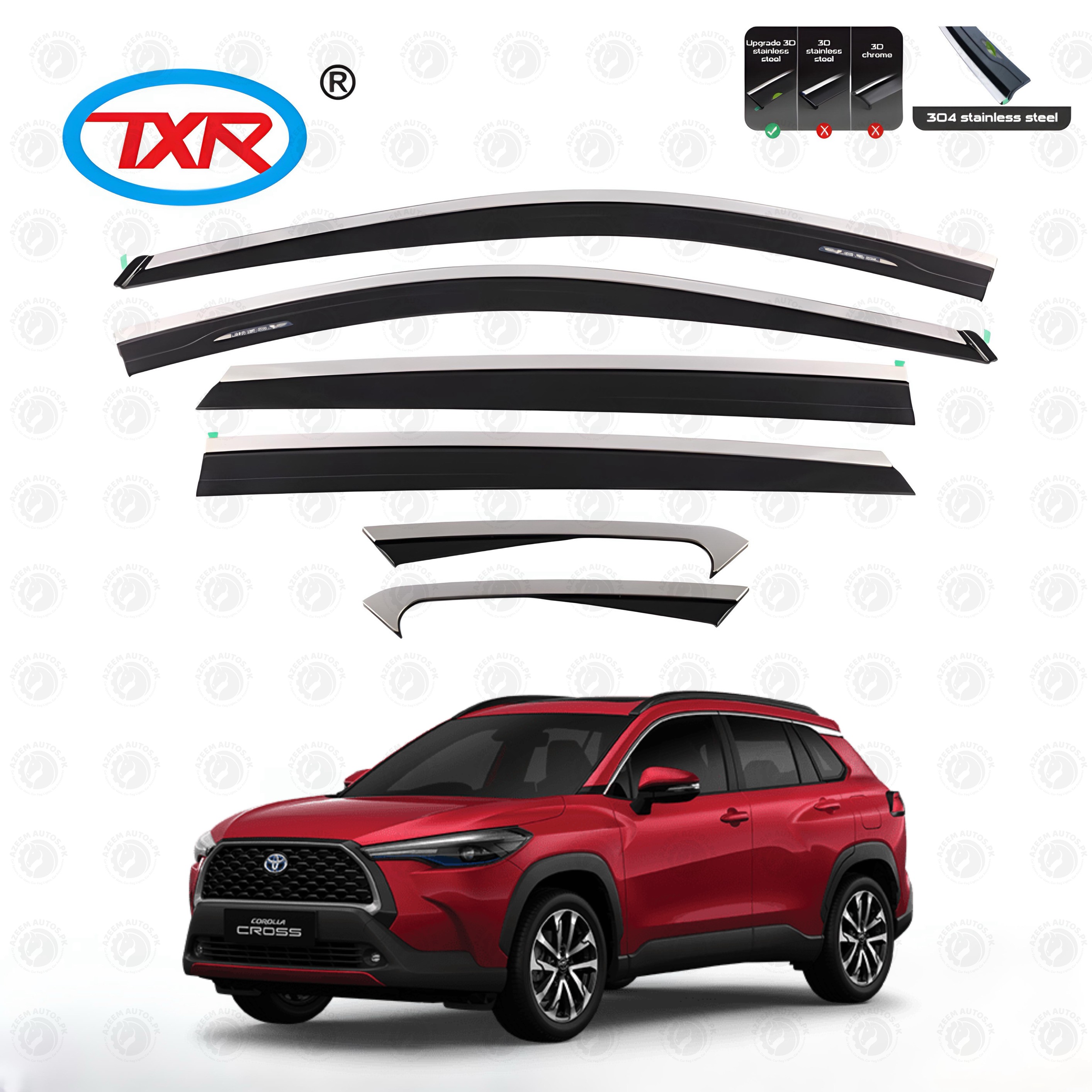 Toyota Cross 6 Pec Txr Air Press/ Sunvisor Model 2023-2024